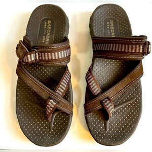 Women’s Skechers Outdoor Lifestyle Sandal. No size on shoe see measurements.